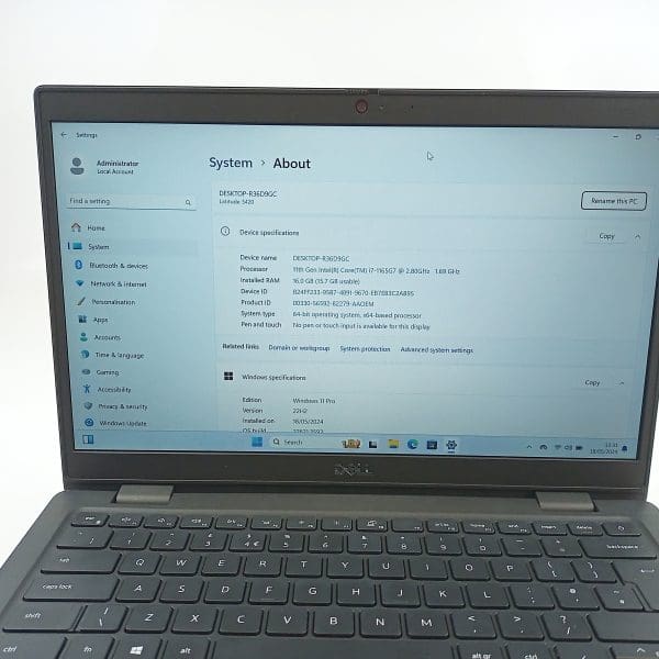 Dell Latitude 3420 Laptop 14" FHD i7-1165G7 512GB SSD 16GB RAM Win11 Pro (G) - Image 5