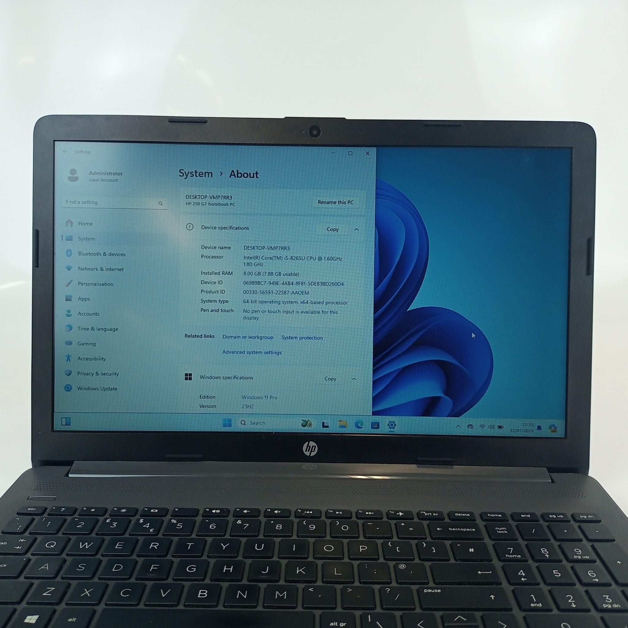 HP 250G7 CoreI5-8265U Win11　SSD Office Amazon.co.jp: 中古パソコン HP 250 G7 Windows11 ノート 一年