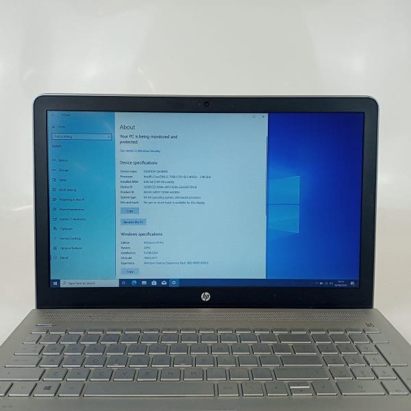 HP Pavilion 15-CC542NA Laptop 15.6" FHD i3-7100U 8GB RAM 256GB SSD Win 10 Pro (VG) - Image 9