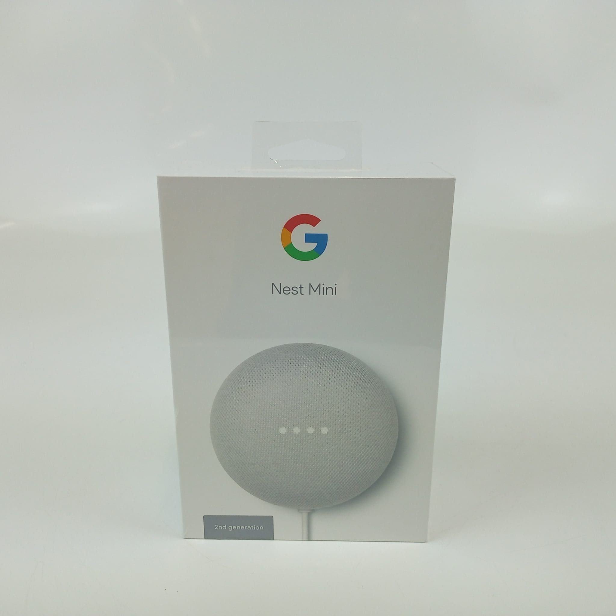 Google Nest Mini (2nd Generation) Smart Speaker - Chalk - Brand New