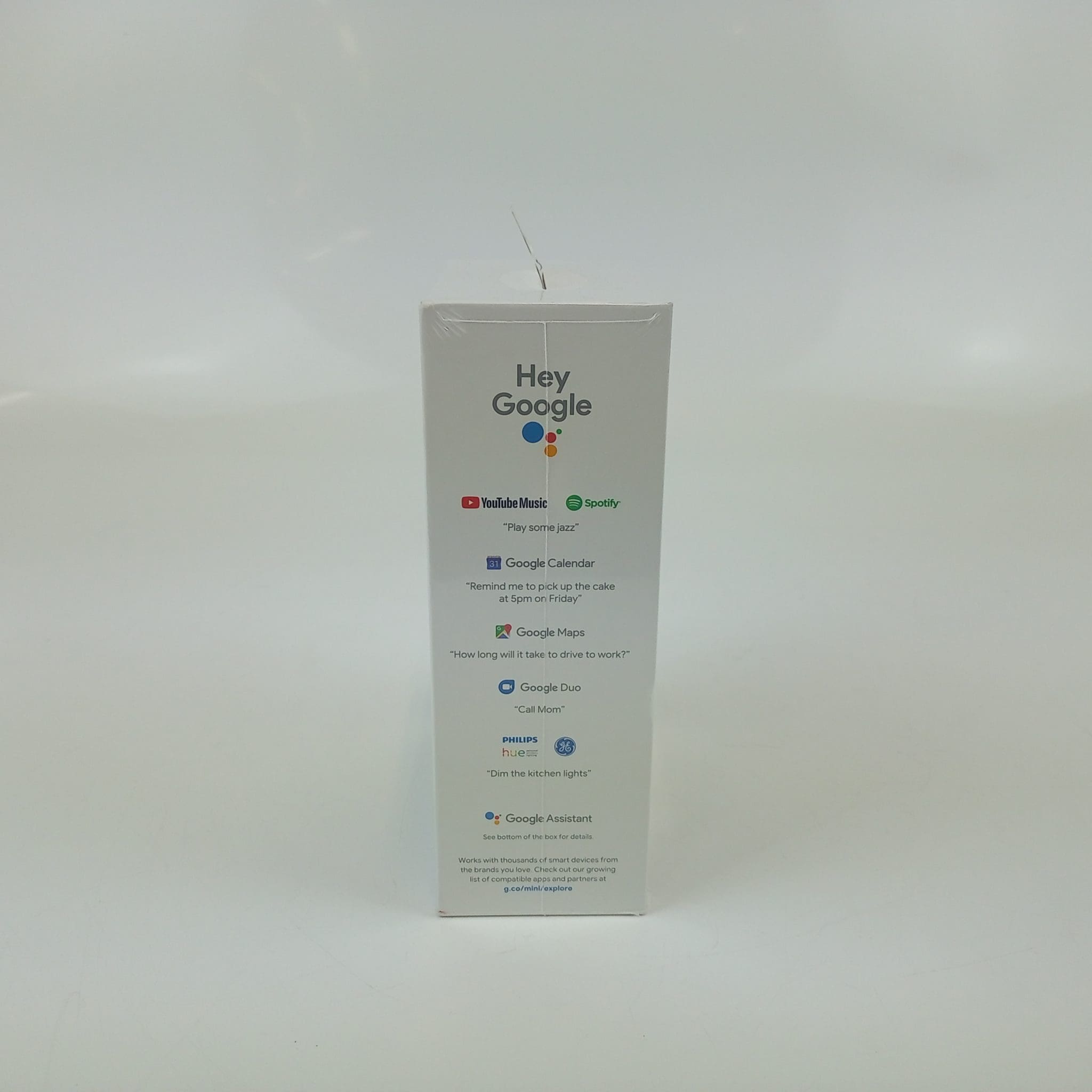 Google Nest Mini (2nd Generation) Smart Speaker - Chalk - Brand New - Image 3