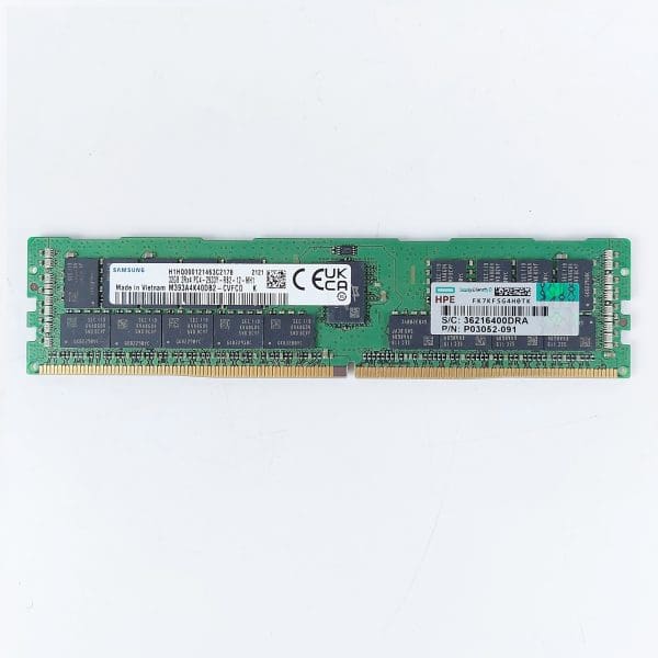 Samsung 32GB DDR4 2Rx4 PC4-2933Y 23400 M393A4K40DB2 ECC Registered Server Memory RAM - Image 2