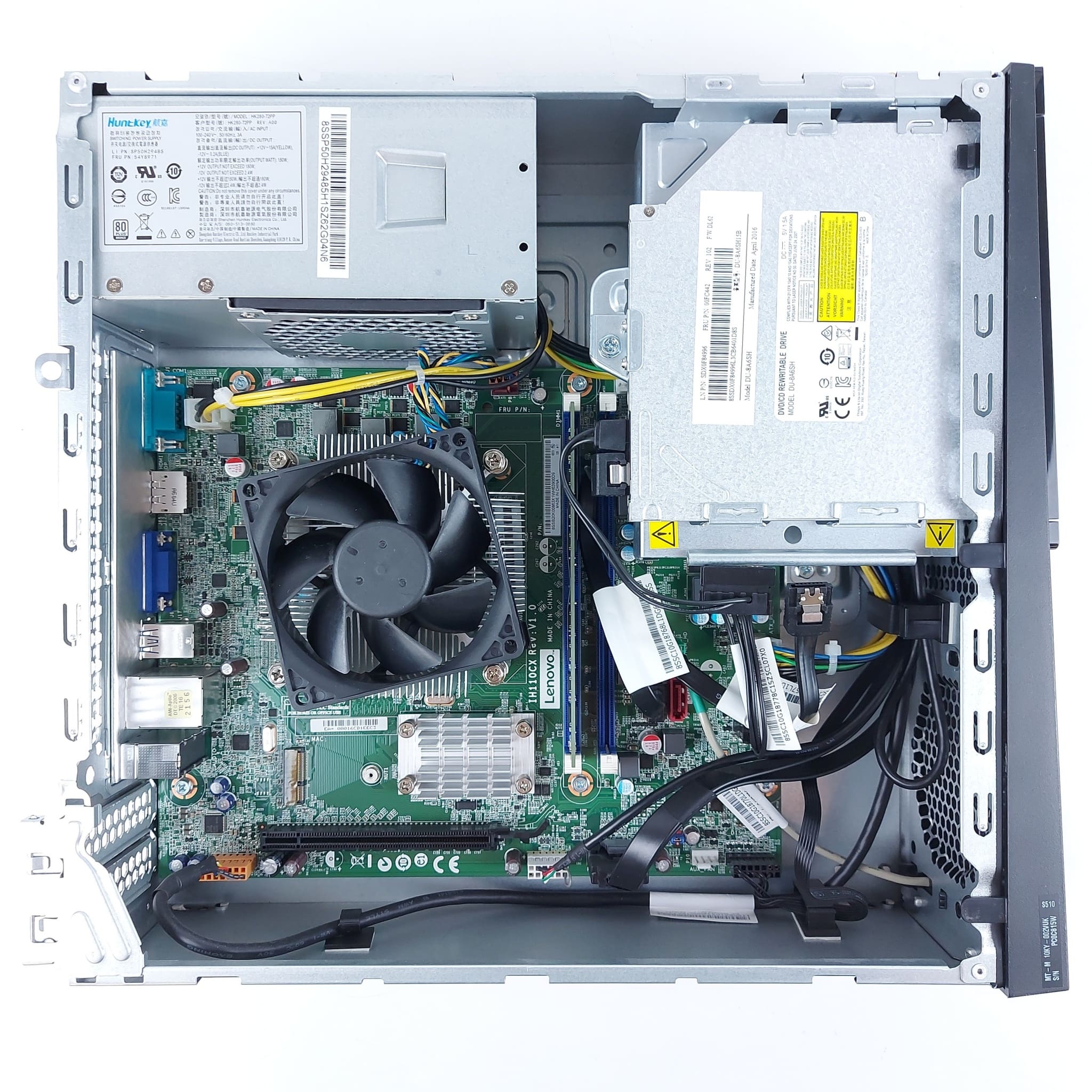 Lenovo S510 SFF Desktop PC i7-6700 8GB RAM NO SSD/HDD Tested | The