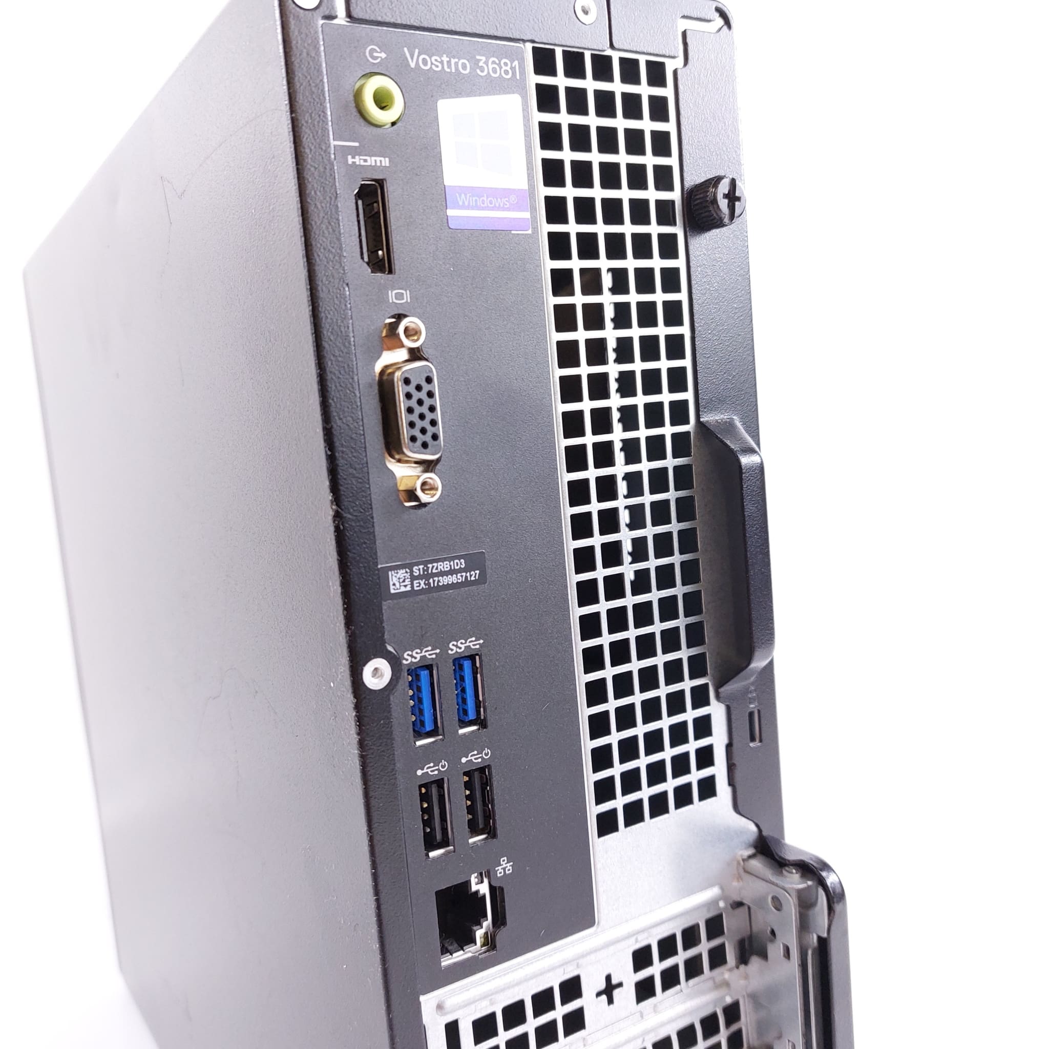 Dell Vostro 3681 SFF HDMI VGA USB and Ethernet ports